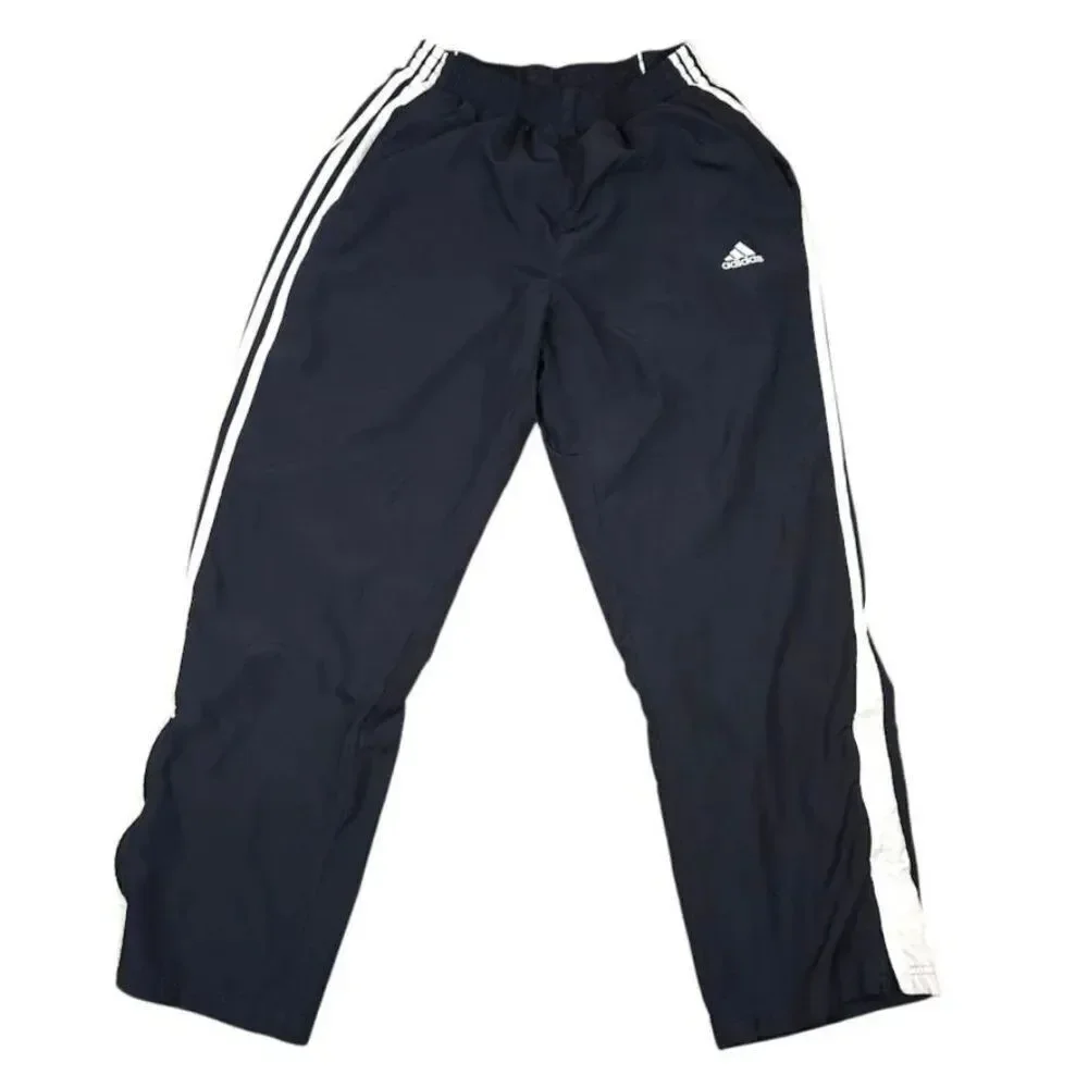 Adidas Track Pants Mens Size Medium Dark Blue Athletic Warm Up P59948
